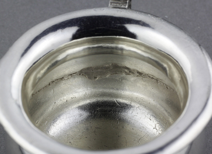 Copy of 18th Century Dutch Silver Miniature Chamber Pot - Van Geffen